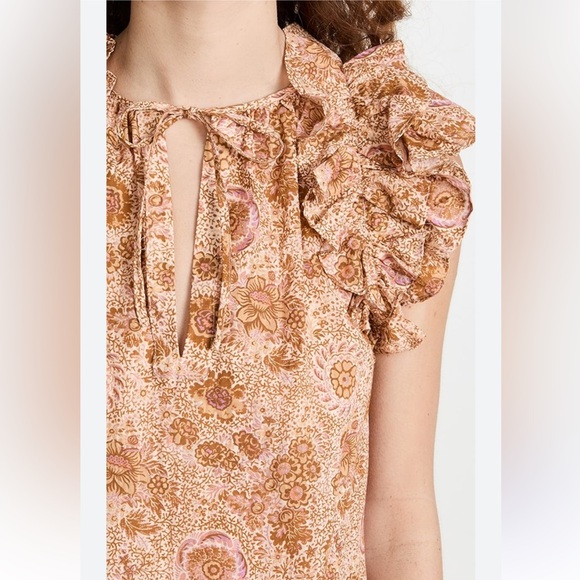 $225 Ulla Johnson Elisa Sleeveless Tank Shirt Blouse in Meadow Size XS/S - Picture 2 of 8